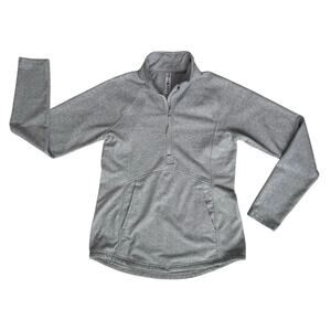 Kyodan Gray Fitted Pullover Sweatshirt Womens M Gray Athleisure Workout Hiking